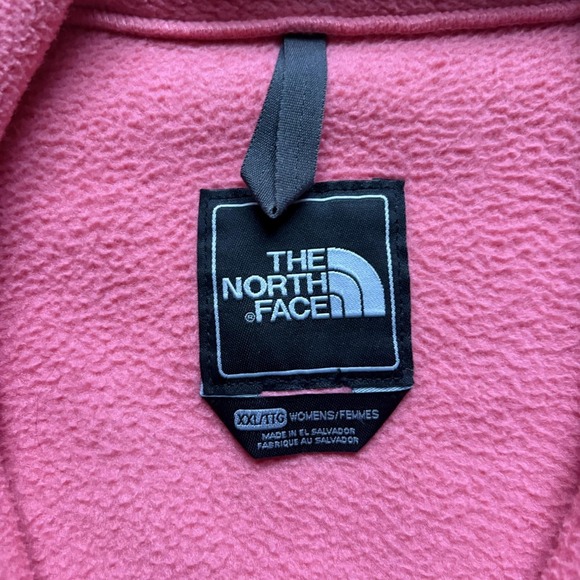 The North Face Denali Jacket Womens 2XL Pink Burgundy Polartec Fleece Full Zip - Picture 6 of 13